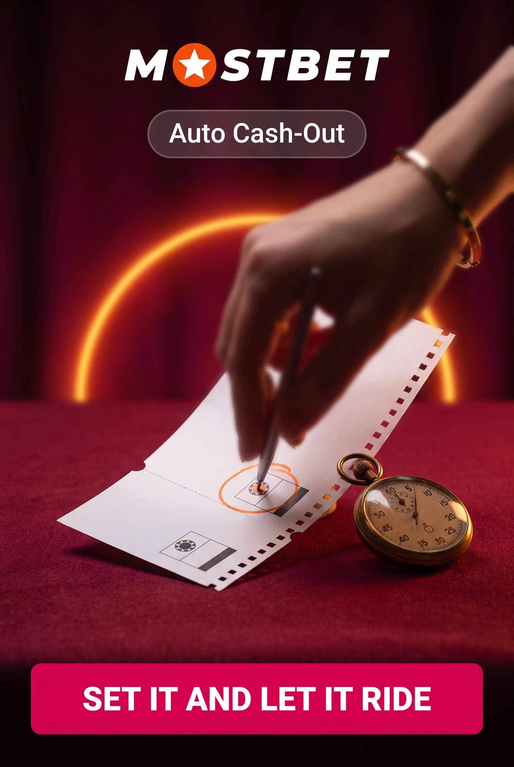 Automatic cash-out setting for two bets in Aviator