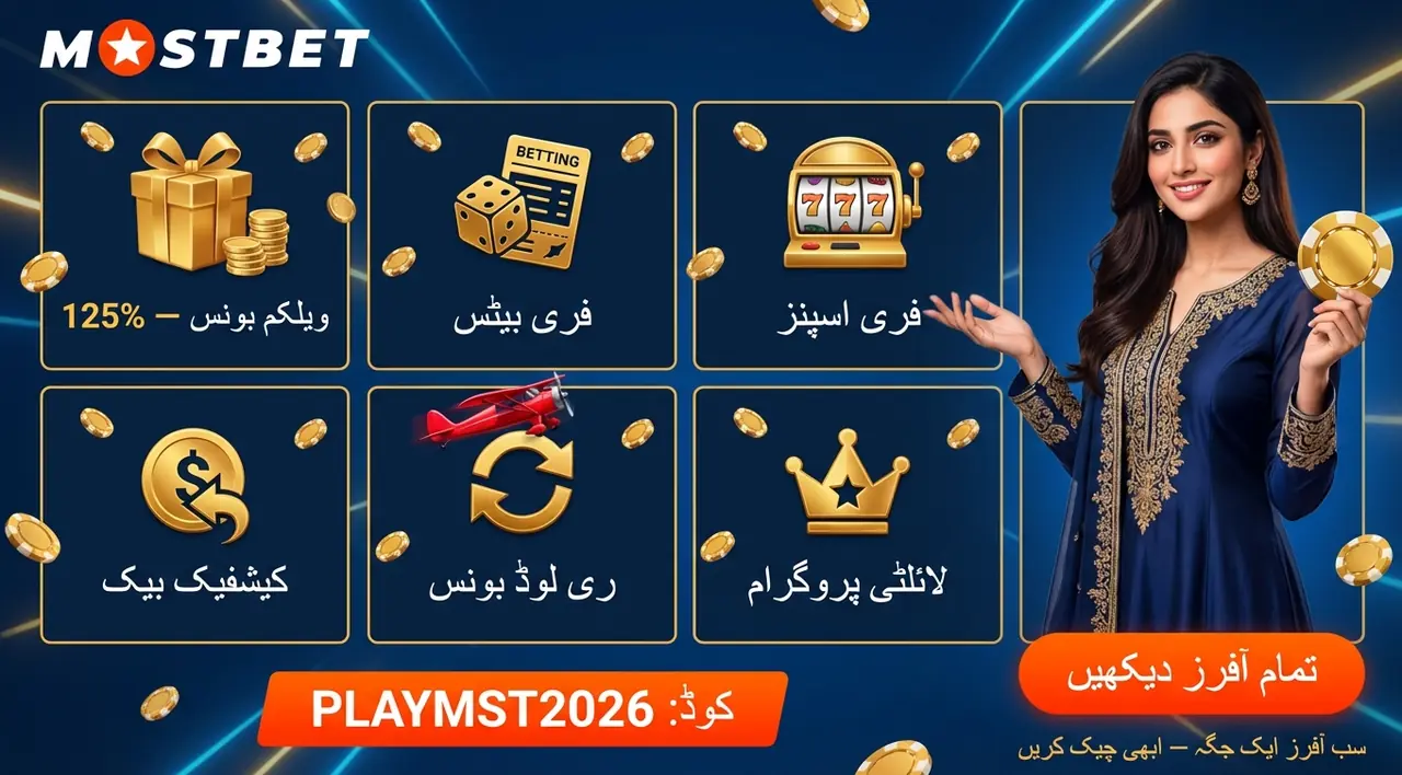 Cashback and regular Mostbet promotions
